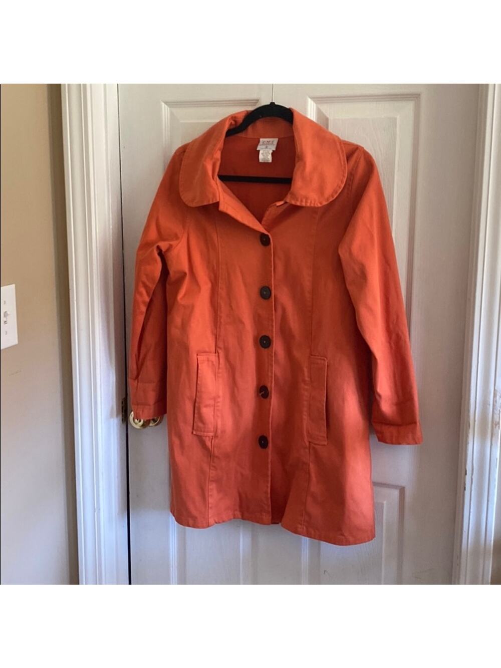 CMC S button down cotton blend jacket